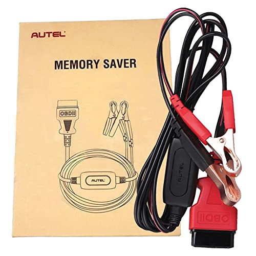 Autel MaxiBAS BTMS OBDII Battery Tester Memory Saver Preserves Vehicle Codes Electronic Presets Provides Power to Vehicle’s Computer Maintain Data Surge Protection Attaches to 12 Volt Backup Battery - Image 1