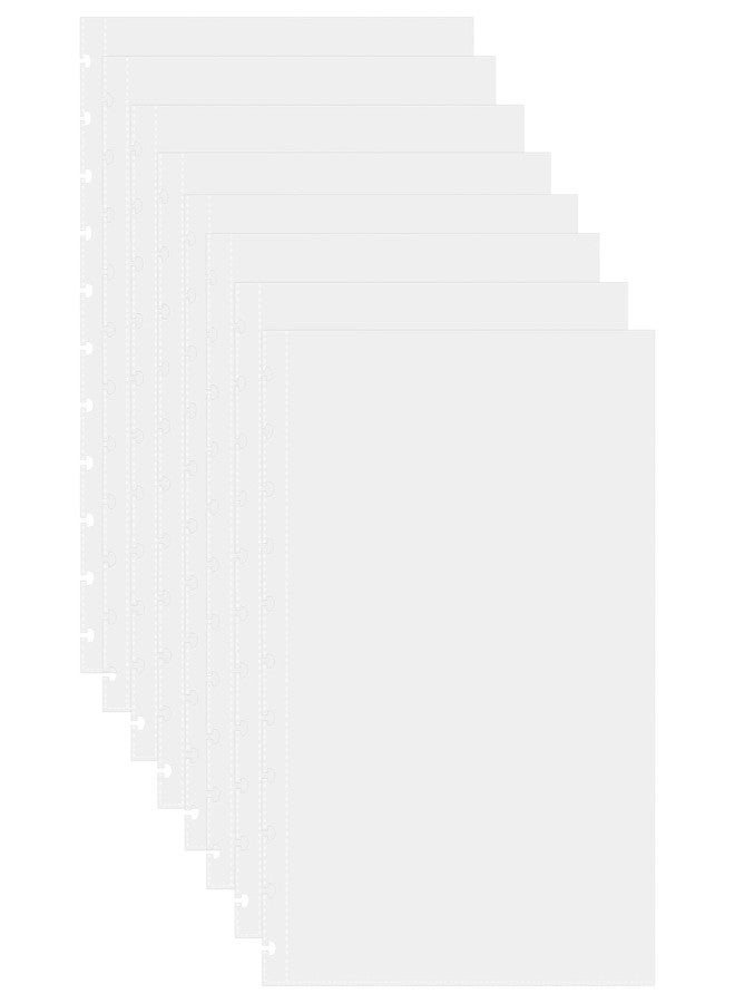 WANGDEFA 50 Piece Clear Sheet Protectors Page Protectors 8.5 x 11 Clear Binder Sheet Protectors Discbound Sheet Protectors for Discbound Holds Letter Size Discbound Binding Cover - Image 1