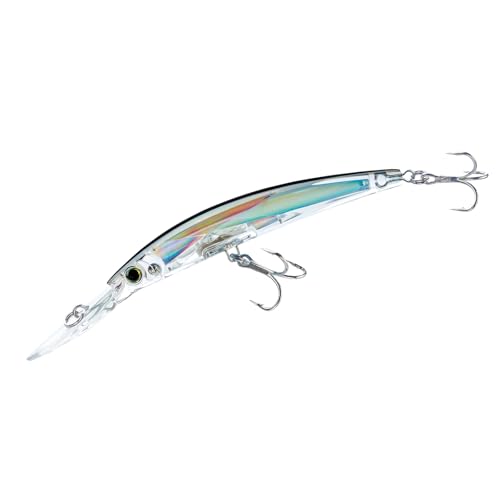 Yo-Zuri Crystal 3D Minnow Deep Diver Lure, Silver Black, 5-1/4-Inch - Image 1