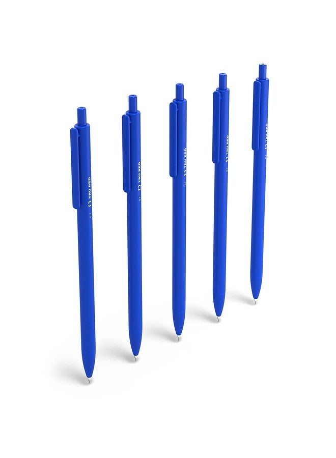 TRU RED Retractable Gel Pens, Medium Point 0.7mm, Blue Ink, 15 Pack - Quick‑Dry Pens for Smear‑Free Writing - Image 1