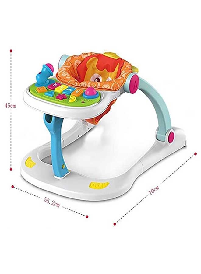 مشاية 4 في 1 بتصميم أسد بشكل مفصل متعددة الوظائف وقابلة للتعديل - Image 2