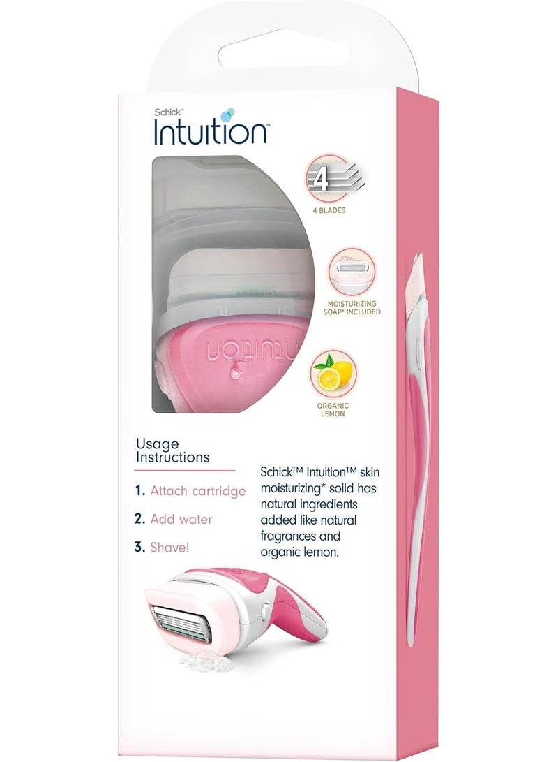 schick Intuition Lemon Berry Breeze Razors For Women - Image 5