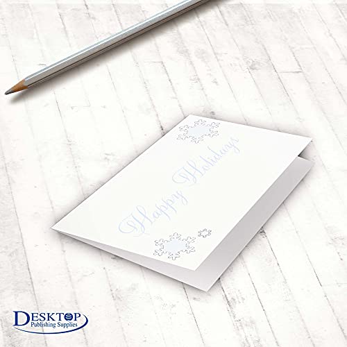 Desktop Publishing Supplies 80lb White Half Fold Greeting Cards - 100 Cards - Desktop Publishing Supplies, Inc.™ Brand - Image 3
