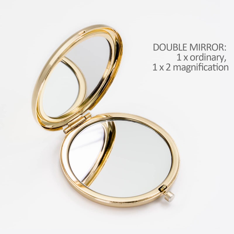 Yountown Gifts for Wife I Love You Wife Gold Compact Mirror - Image 5