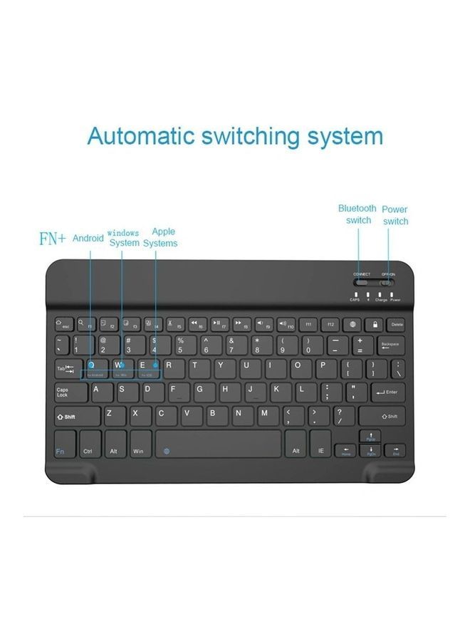 NIBEMINENT Wireless Keyboard Black - Image 2