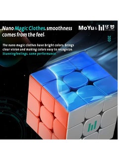 MoYu MoYu HUAMENG YS3M Maglev With Ball Core UV 3X3 Latest 2023 Version Stickerless Speedcube  - Image 2