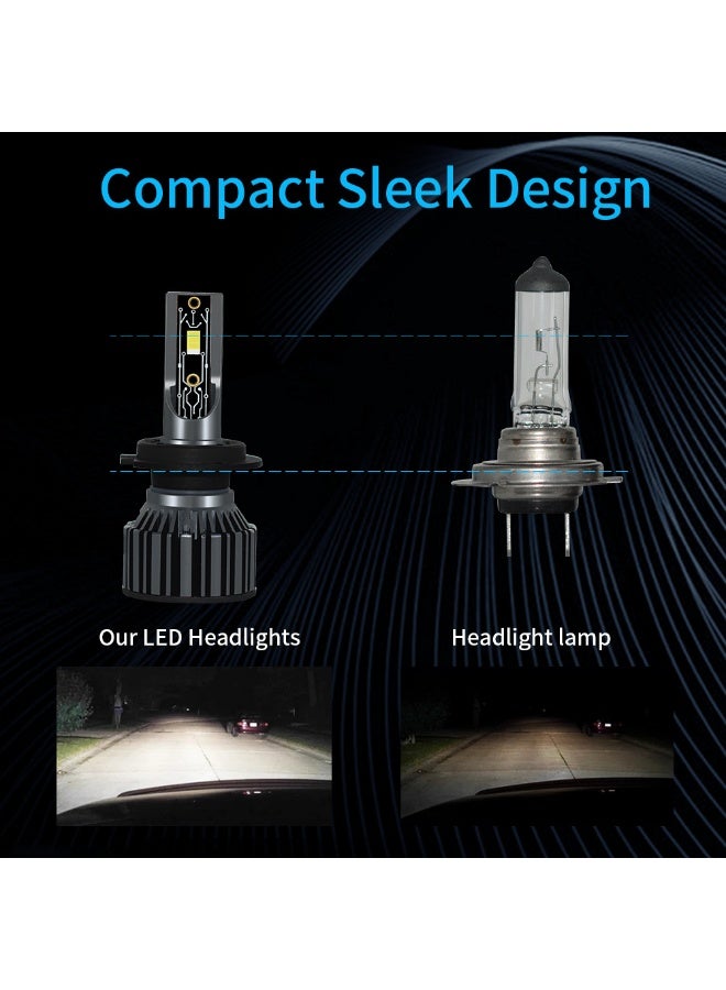 Loquat New LED Car Headlight Bulbs - H1, H3, H4, H7, H8/H9/H11, 9004, 9005, 9006, 9007, 9012, H13, 5202 - Pair Pack - Image 5