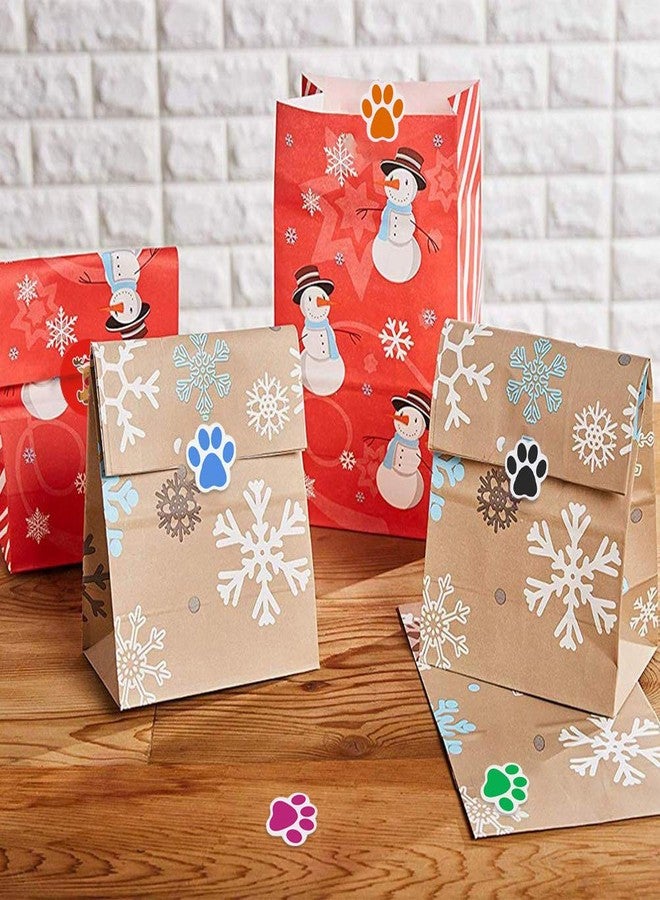 Pengxiaomei Paw Prints Stickers,Dog Stickers Paw Prints Stickers,Colorful Self-Adhesive Labels Animal Shape Wall Decal,Paw Prints Envelope Seal for Vet tech Gifts Classroom Kids - Image 5