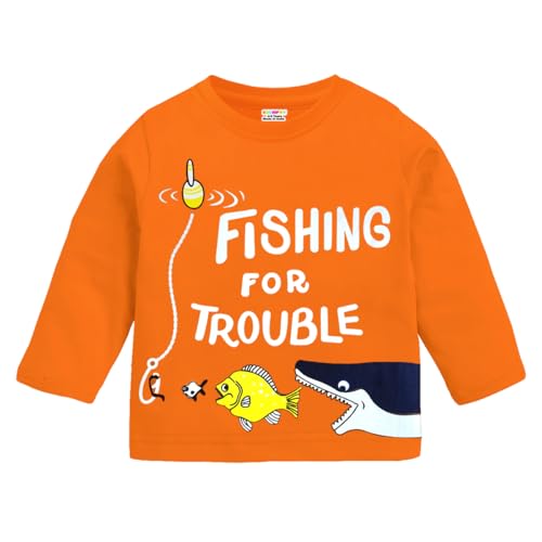 Kuchipoo Boys Regular Fit Full Sleeves Cotton T-Shirts (KUC-TSHRT-505, 5-6 Years, Multi-Colored) - Image 4
