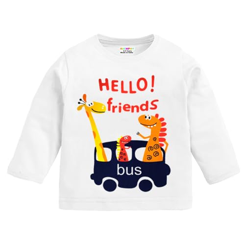 Kuchipoo Boys Regular Fit Full Sleeves Cotton T-Shirts (KUC-TSHRT-505, 5-6 Years, Multi-Colored) - Image 5