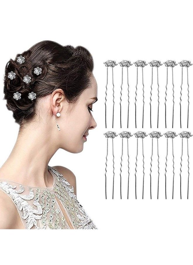 12 Pcs Fancy Jura Pins Red Flower Crystal Rhinestone Pearl Design Juda Bun Decoration Hair Pin U Shape Bobby Pin Hair Accessories For Women And Girls 12 Pcs - pzsku/ZE16C7E46014DFDF29A03Z/45/_/1690022270/f2bfab7b-8b22-42ed-90d9-f0f80bd709b5