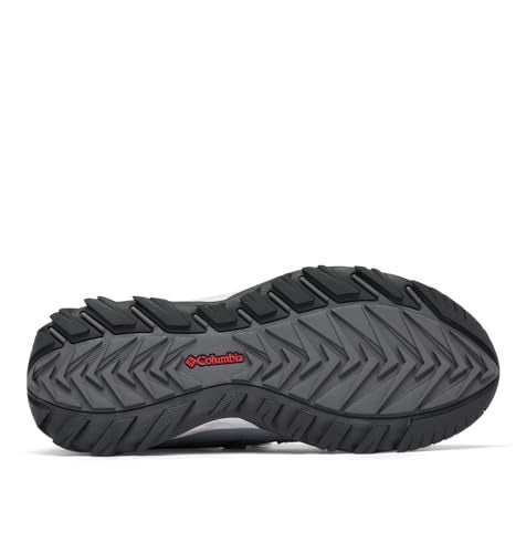 Columbia Mens Strata Trail Low Waterproof, Titanium Grey Steel/Mountain Red, 14 - Image 5