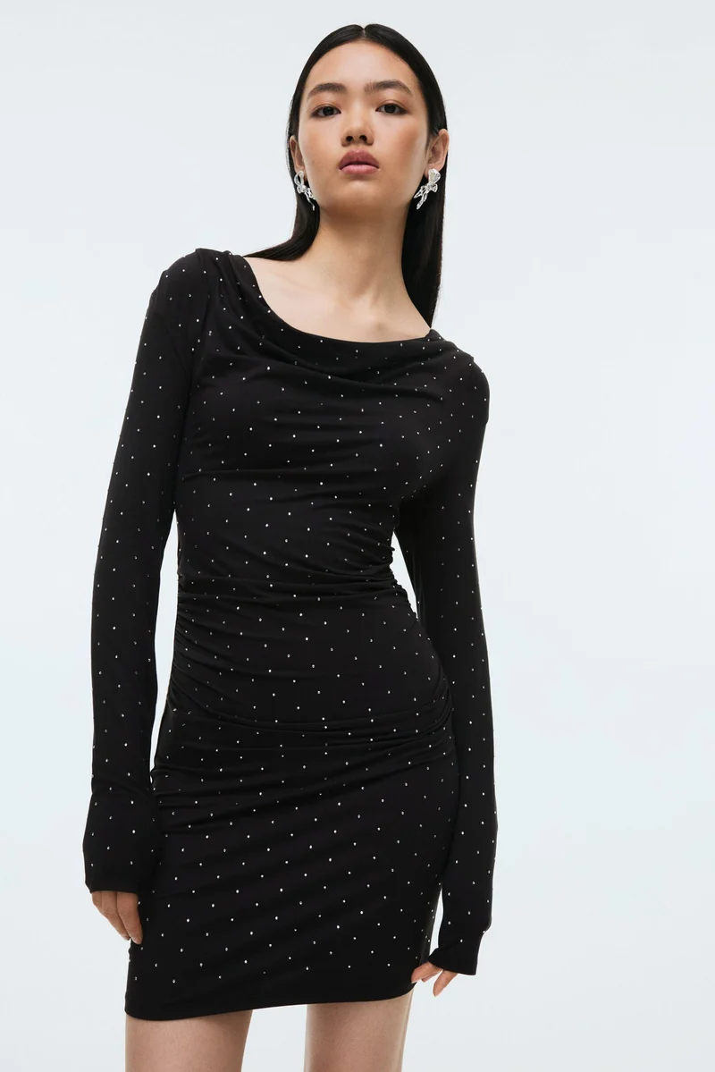 H&M Embellished mini dress