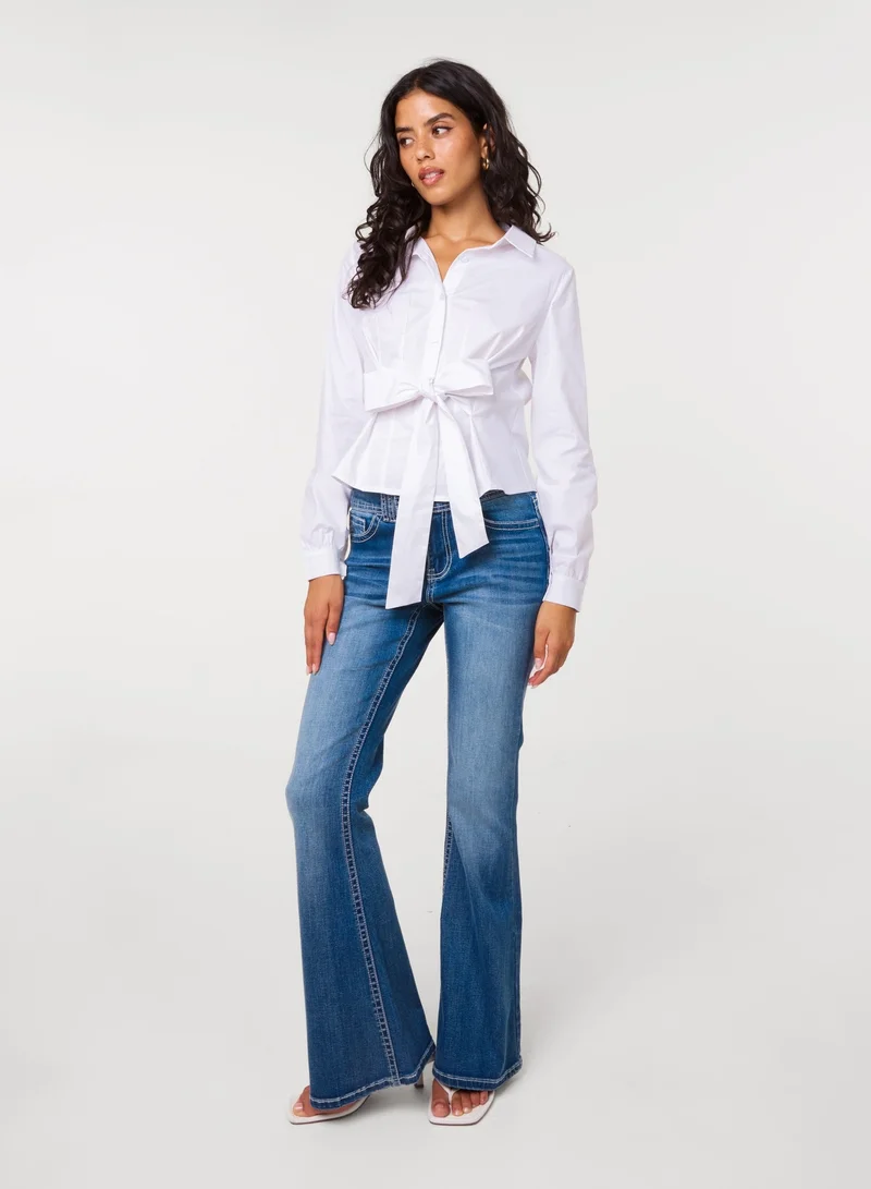 Pink Vanilla  Tie Front Shirt for Women | Best Price UAE