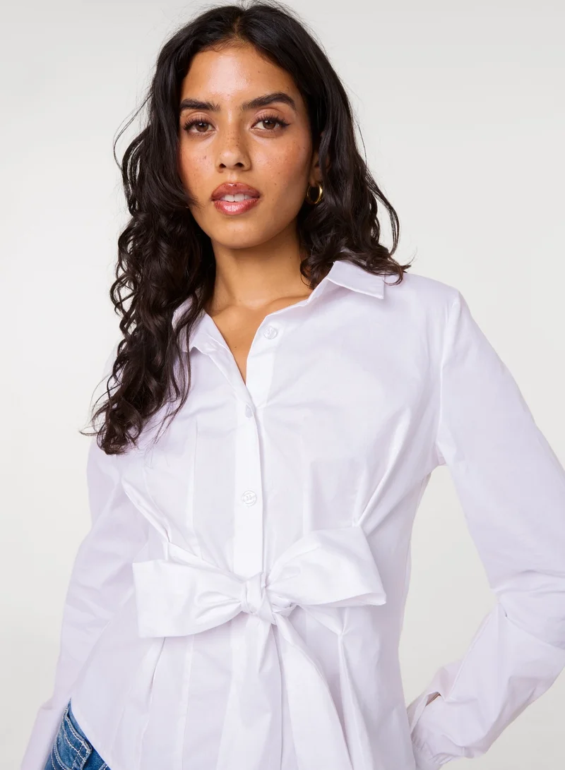 Pink Vanilla  Tie Front Shirt for Women | Best Price UAE