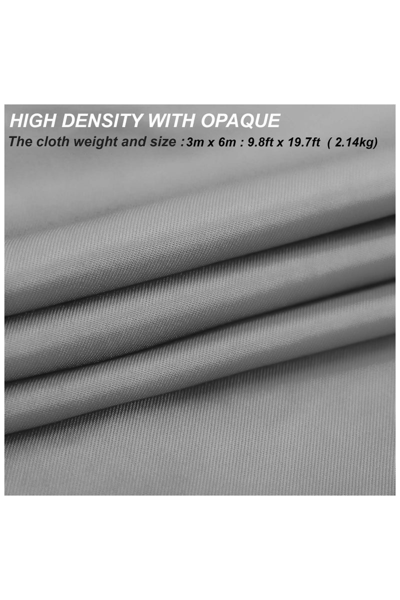 Coopic Create Cool Pictures 3x6m Gray Muslin Cotton Photography Background Backdrop Screen Sheet for Photo Studio Photography, Video and Television - Image 3