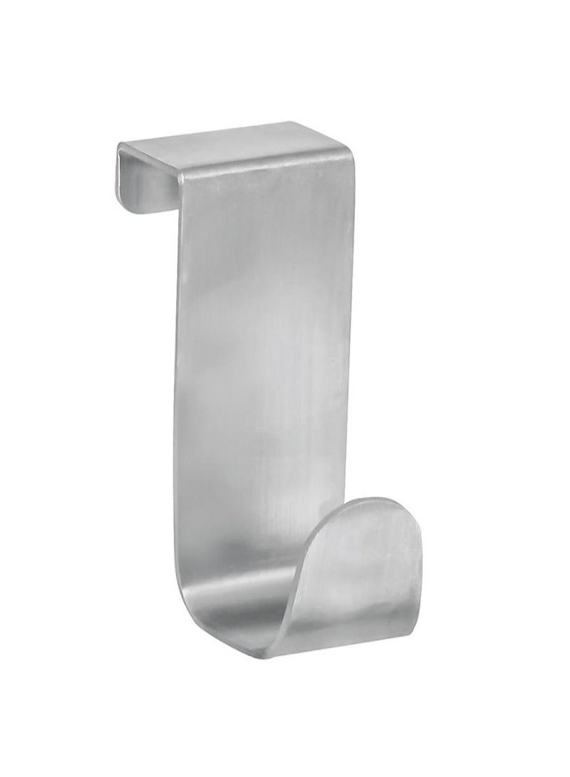 InterDesign 29430 Forma Over The Cabinet Hooks 5 3 x 6 9 x 12 7 cm, Silver