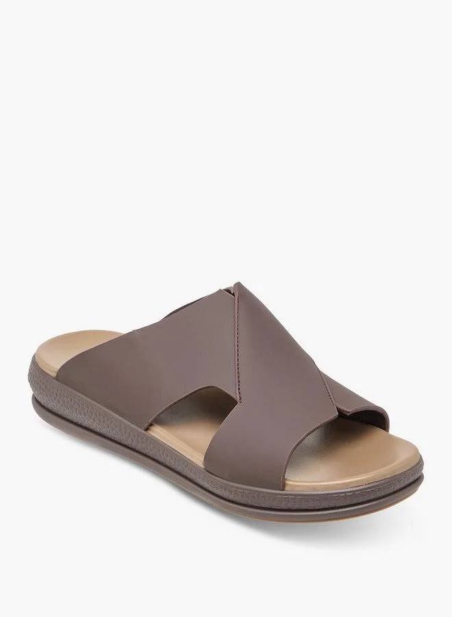 Men Cutout Slip-On Sandals