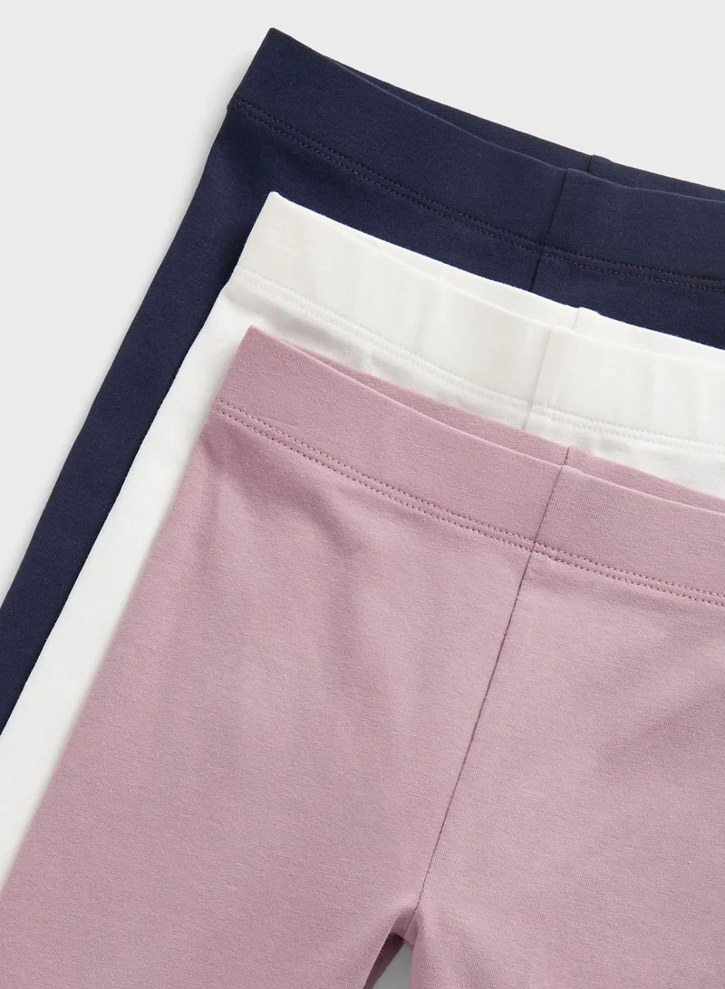 mothercare Kids 3 Pack Assorted Leggings
