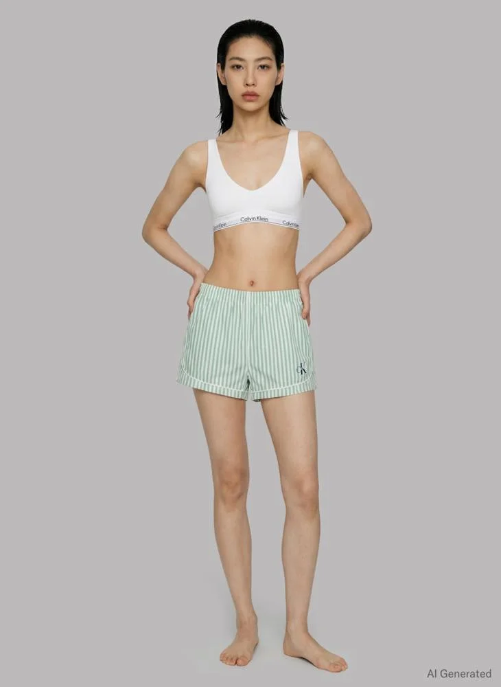 CALVIN KLEIN  Poplin Track Short for Women | Best Price UAE