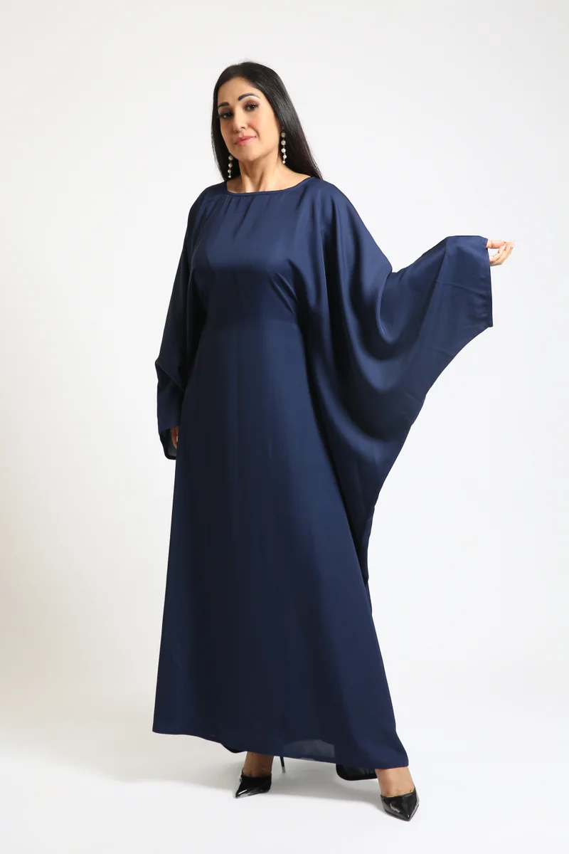 Nikias Nikias Brown Nida Abaya with sequence Lace for Formal Wear