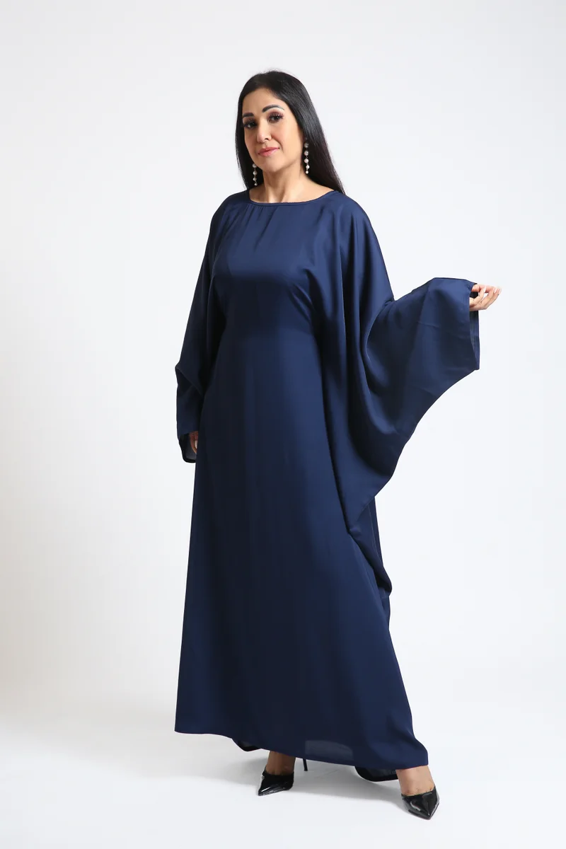 Nikias Nikias Brown Nida Abaya with sequence Lace for Formal Wear