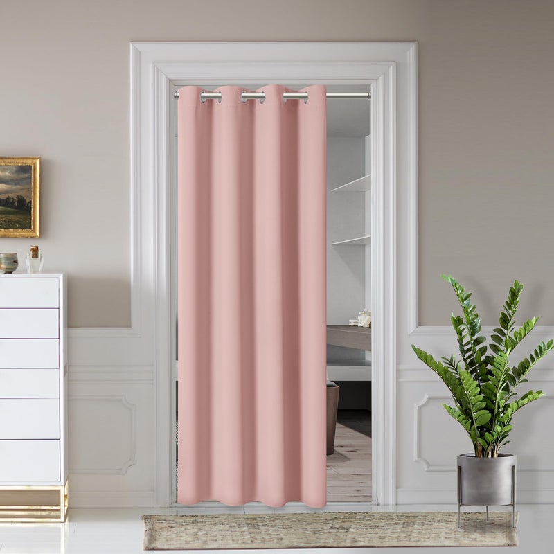 AOSKY الستائر الأبواب AOSKY لخصوصية المدخل الستائر Gromet Closet للازتاحة في غرفة النوم ستارة نافذة الإضاءة الإضاءة الحرارية لإسقاط غرفة المعيشة مجموعة واحدة من الألواح - Image 1