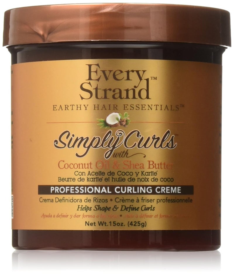 Every Strand Simply Curls Coco OilShea Curl Creme 15 Ounce
