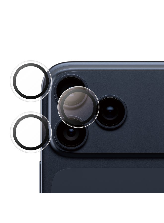 SAFE iPhone 17 Pro Max / 17 Pro / 16 Pro Max / 16 Pro Camera Lens Protector Hoops, Rings w/ High Clarity, Anti-Scratch Anti-Fingerprint, No Image Distortion, Easy Install, Transparent - Image 5