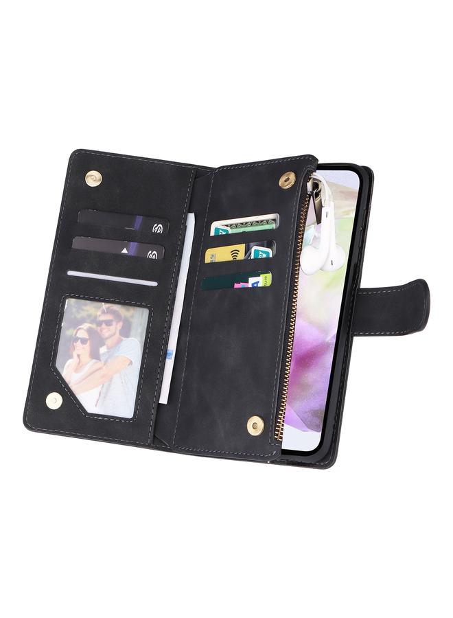 S-TOP Case For Samsung Galaxy A26 5G Multifunctional Frosted Zipper Wallet Leather Phone Case - Image 5