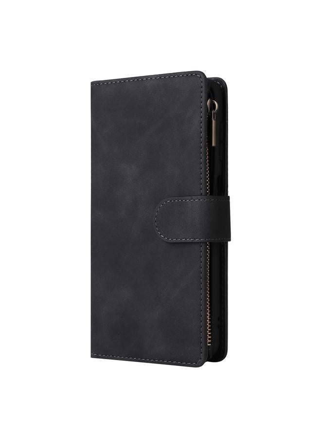 S-TOP Case For Samsung Galaxy A26 5G Multifunctional Frosted Zipper Wallet Leather Phone Case - Image 2