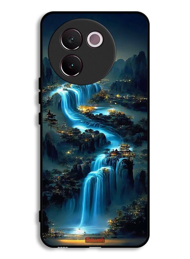 Tolwak Vivo V30e 5G Protective Case Cover Waterfall Art - Image 1