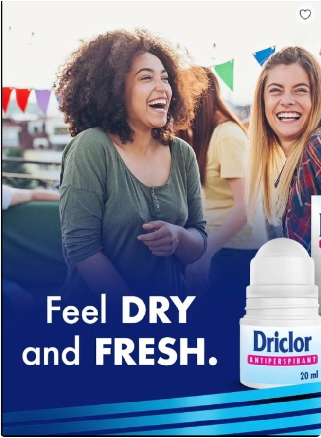 Driclor Antiperspirant Roll-On 20ml - Image 4