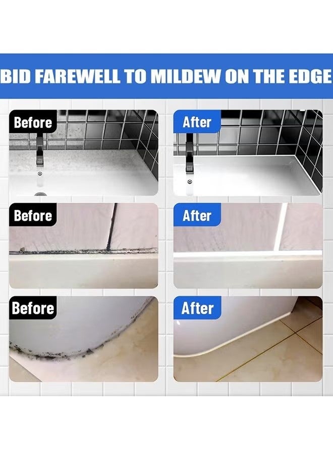 Tile Grout Paint Cement Crack Filler Grout Sealer for Shower Tile Floor Tile and More Complete Solution for Filling Cracks and Gaps in Tile Surfaces Easy and Safe to Use White - Image 3