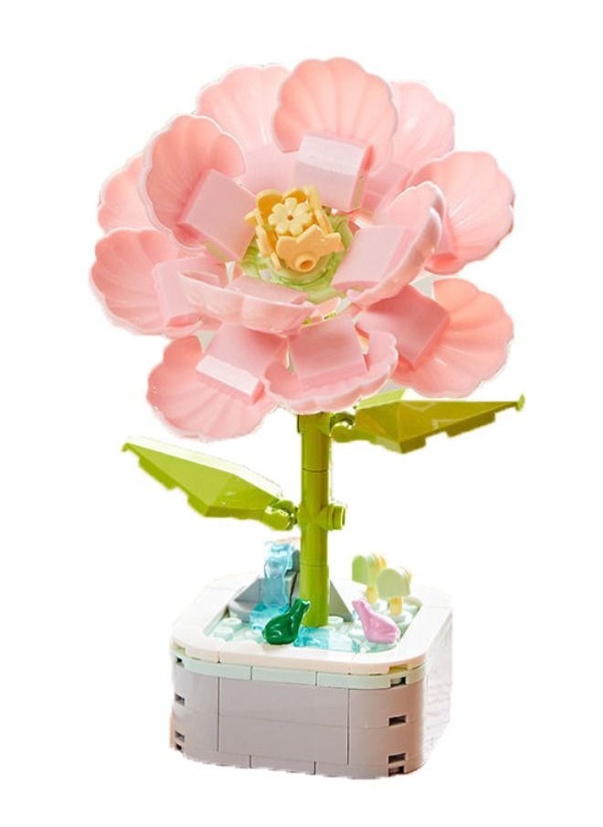 FLOWER Flowers Bouquet Building Blocks, Flower Artificial Flower Toy, Decorative Home Accessories, Gift for Him and Her, Flower Collection for Adults Kids Girls Ages 7+  - Image 1