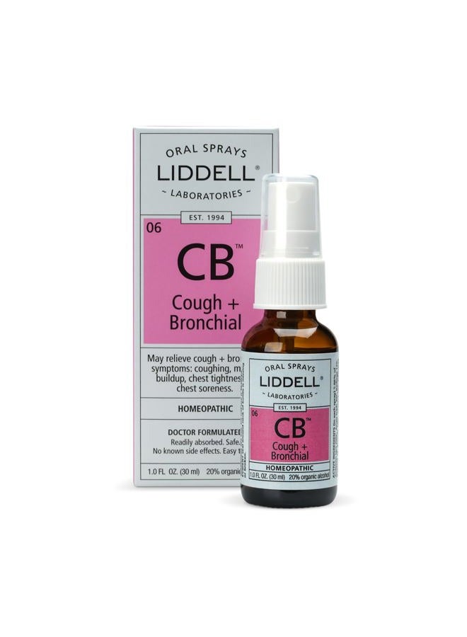 Liddell Homeopathic Cough and Bronchial Spray, 1 Ounce - Image 1