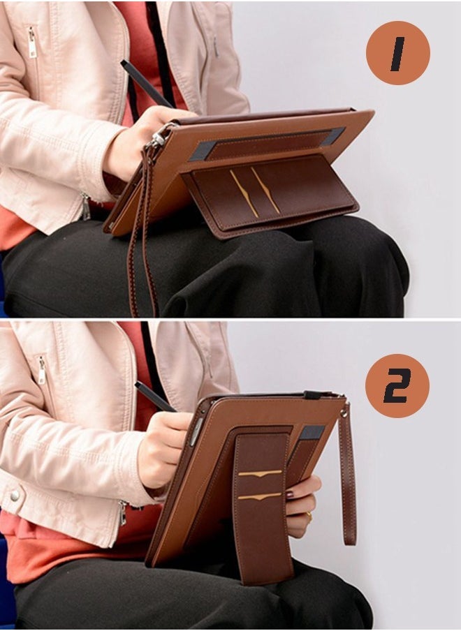 Raxoom iPad Air 13 2024 M2 & iPad Pro 12.9 6th/5th/4th/3rd Case, 2024 iPad Air 13 Case, 13 iPad Air 2024 Case with Acrylic clear Transparent Back, Shockproof TPU Edge, Pencil Holder Cover Navy Blue - Image 2