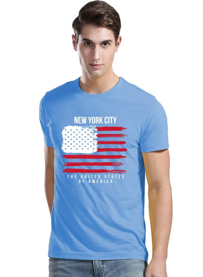 ADRO 100% Cotton Lycra Tshirts for Men Combo Pack of 3 | Regular Fit | Printed T Shirt | Round Neck Half Sleeve| Mens Tshirts|RCM3_BVV-WH_DIE-GR_NWW-SK_M - Image 4
