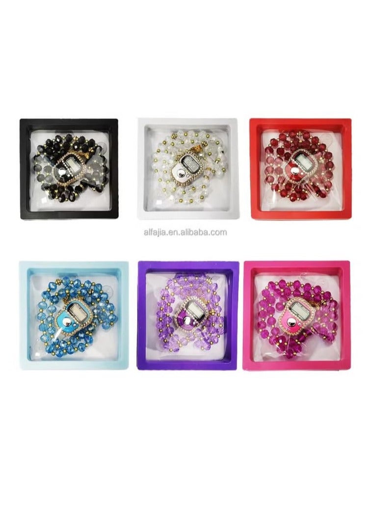 عداد التسبيح الرقمي باللون الفوشيا الامع عدادات العرض الرقمية - Image 2