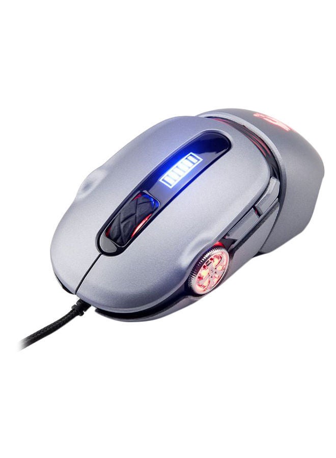 NIBEMINENT Macro Programming Wired Mechanical Mouse Grey/Black  - Image 1