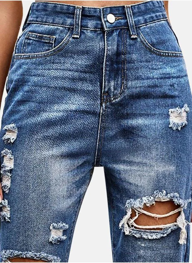 يونيكي Blue Straight Fit Jeans