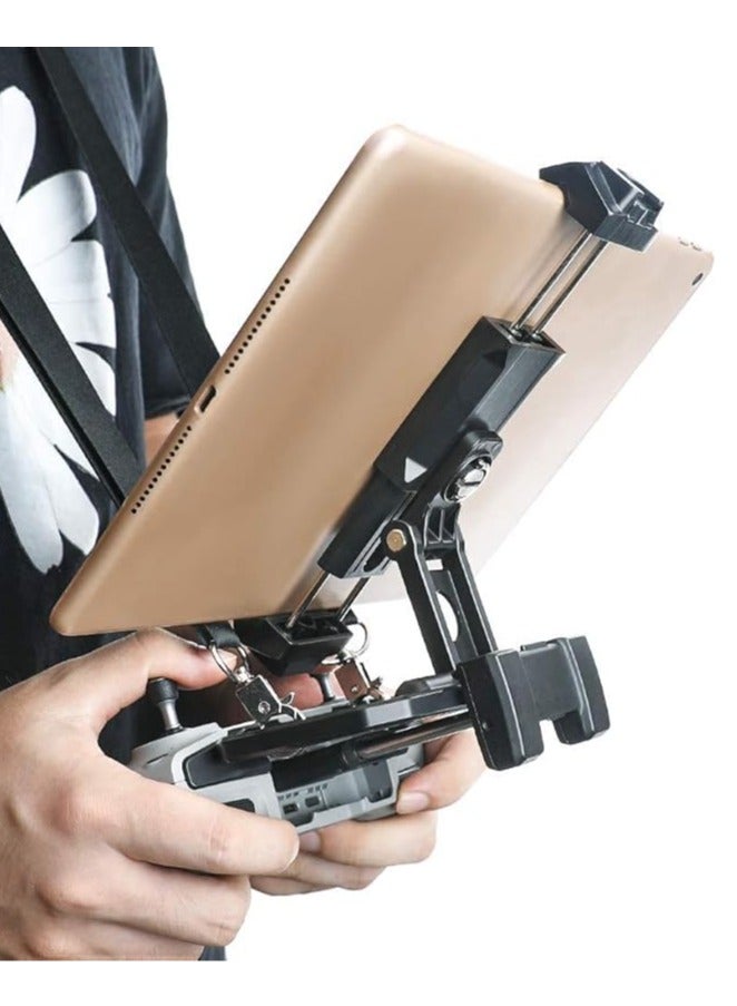 General Foldable Tablet Stand with Lanyard Compatible with DJI Mavic Mini 2 / Mavic Air 2 / Mavic 2 Pro / Zoom / Spark / EVO 2 / FIMI X8SE 2020 Drone Remote Control 4-11 Inch Drone Accessories  - Image 2