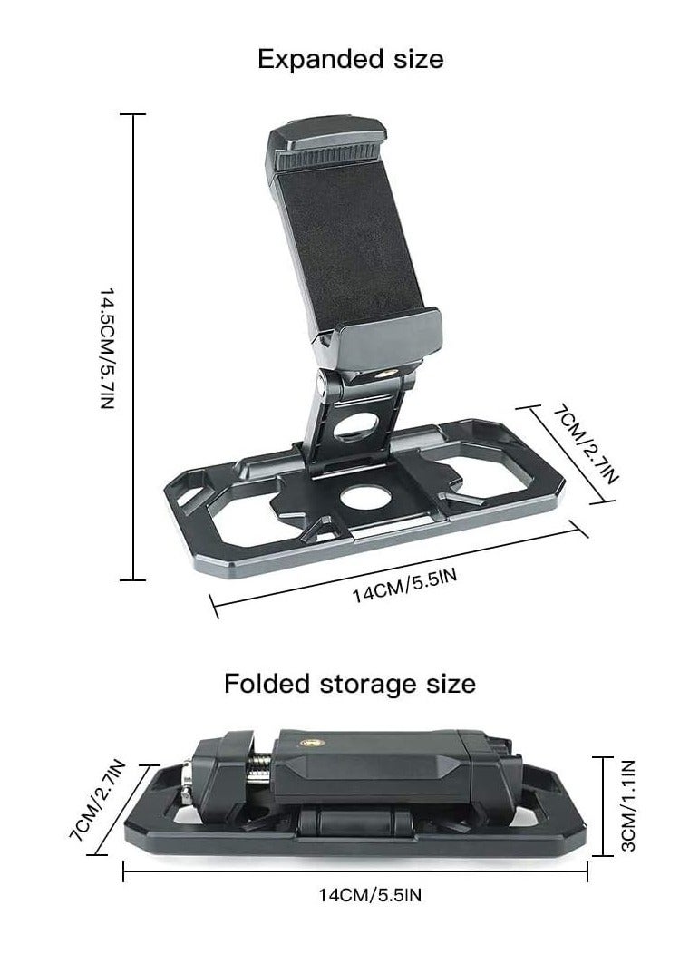 General Foldable Tablet Stand with Lanyard Compatible with DJI Mavic Mini 2 / Mavic Air 2 / Mavic 2 Pro / Zoom / Spark / EVO 2 / FIMI X8SE 2020 Drone Remote Control 4-11 Inch Drone Accessories  - Image 4
