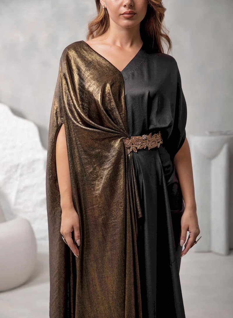 ECSTACY Side Pleat Dress