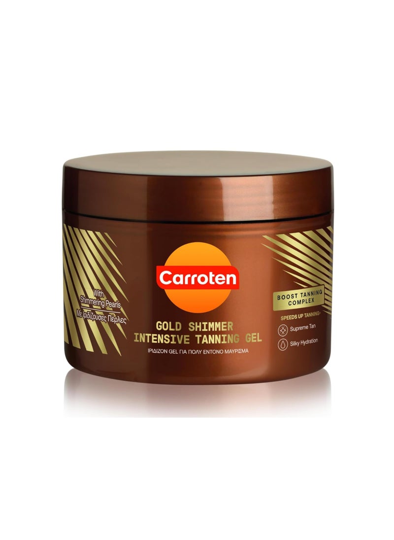 Carroten - Carroten Gold Shimmer Intensive Tanning Gel SPF0 150 ml / 5 oz - Image 1