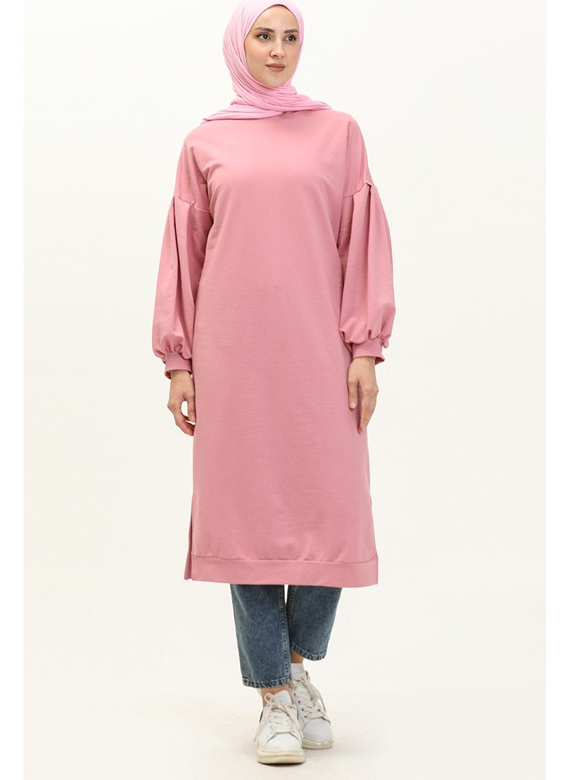 Balloon Sleeve Long Tunic 3031-13 Pink - pzsku/ZE16E9578748565898F78Z/45/_/1738801422/2794282a-b963-499e-a59f-370360f2bdf0