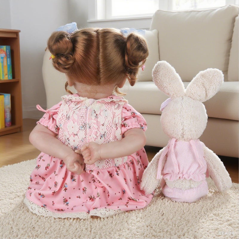 Charex Realistic Reborn Baby Doll Girl - 20 Inch Lifelike Handmade Real Life Toddler Doll  Newborn Weighted Body  Real Baby Feeling  With Accessories Set In Gift Box  For Kids Age 3+ - Image 3