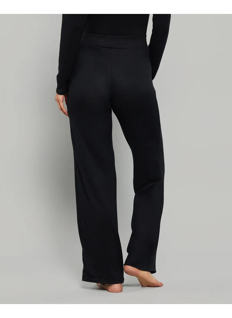 لا سينزا La Senza Jersey Drawstring Black Casual Lounge Pants