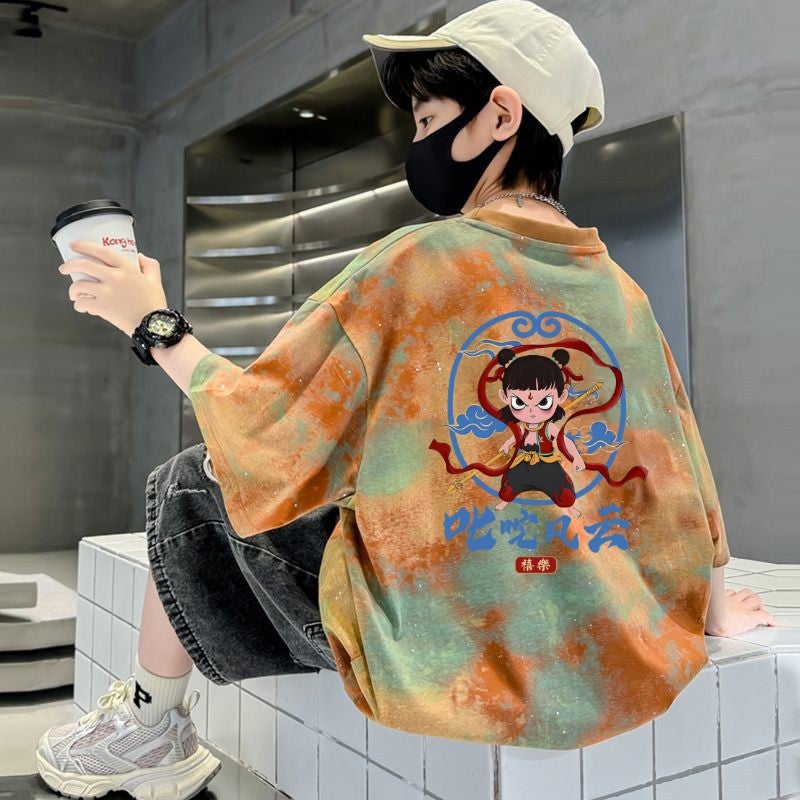 Boys' Short-Sleeved T-Shirt Arrival Cuhk Children'S Summer Cotton Boy'S Summer Dress Half-Sleeved T-Shirt - Image 1