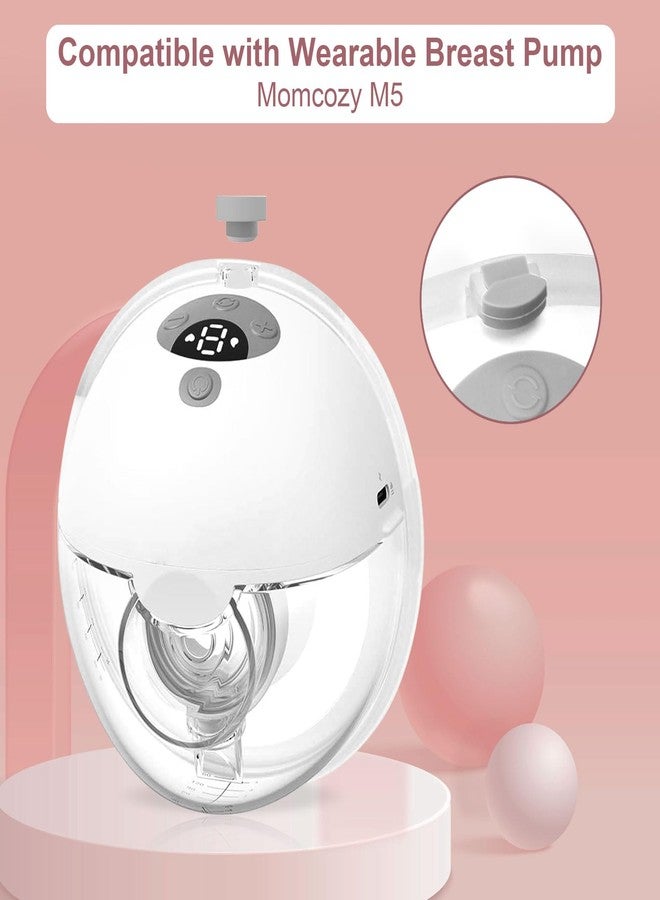 ١٠ قطع من أغطية فوهة السيليكون المتوافقة مع مضخة الثدي القابلة للارتداء Momcozy M5، قطع غيار Momcozy M5، مقاومة للغبار، تحافظ على النظافة، تمنع التسرب، غطاء فوهة مضخة الثدي، ملحقات الرضاعة الطبيعية - Image 2